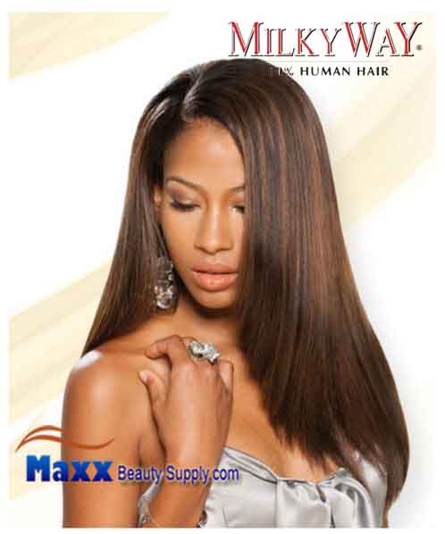 MilkyWay Human Hair Weave - Yaky Weave 12"